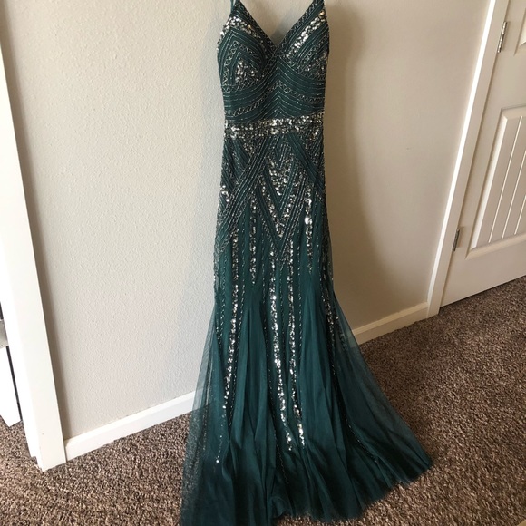 marina beaded gown